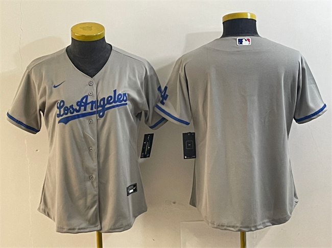 Youth Los Angeles Dodgers Blank Grey Stitched Jersey Youth Los Angeles Dodgers Blank Grey Stitched Jersey